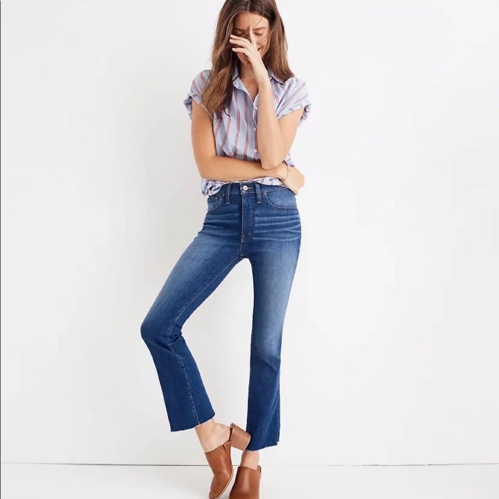 Madewell Petite Cali Demi-Boot Jeans in Marco Wash